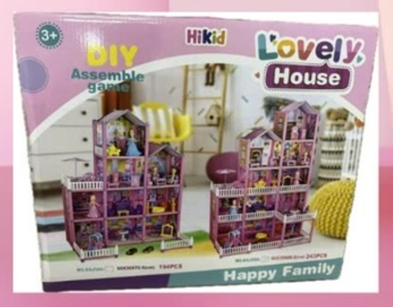 [ QT Hiki 6 ] Bộ đồ chơi lâu đài 214 chi tiết