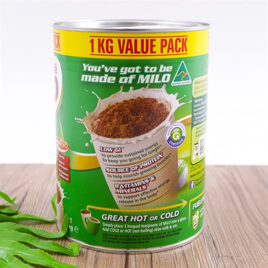 Sữa Bột Nestle Milo Úc - Lon 1kg