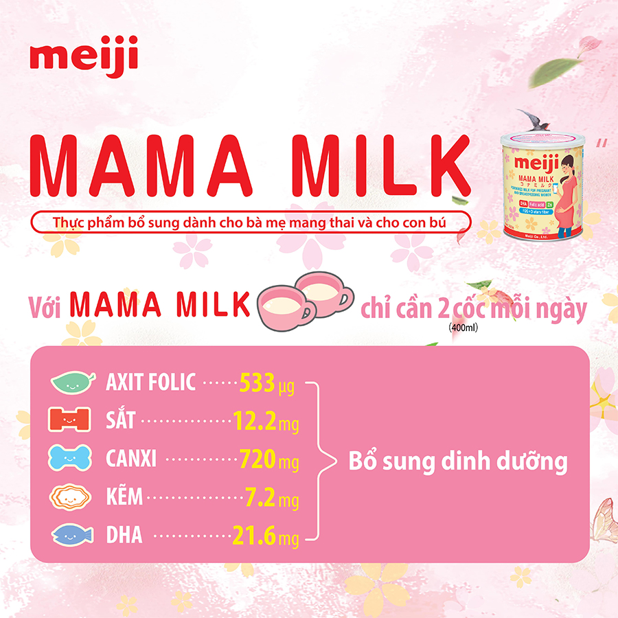 Sữa Bầu Meiji Mama MIlk 350g