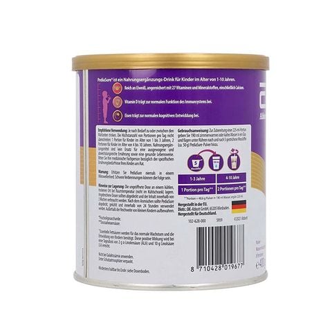 Sữa Pediasure Đức Vị Vani 850g,400g (Cho Trẻ 1-10 Tuổi) - Sữa Bột Công Thức