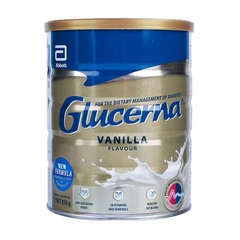 Sữa Bột Glucerna Úc Dành Cho Người Tiểu Đường Hương Vanilla 850g