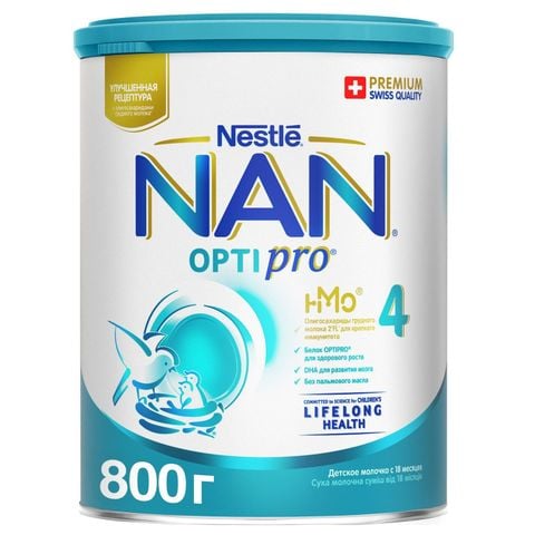 Sữa NAN Nga Optipro Số 1, 2, 3, 4 - Sữa Bột Công Thức Hộp 800g