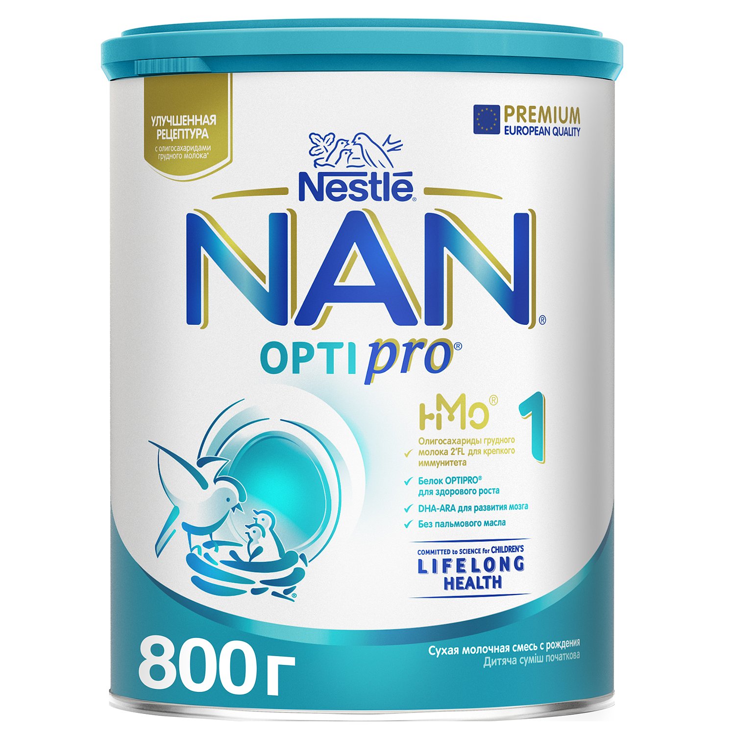 Sữa NAN Nga Optipro Số 1, 2, 3, 4 - Sữa Bột Công Thức Hộp 800g