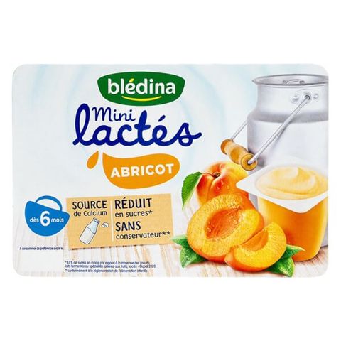 Sữa Chua Nguội Bledina Pháp Ăn Dặm Cho Bé 6M+ Đủ Vị - Lốc 6 Hộp x 55g