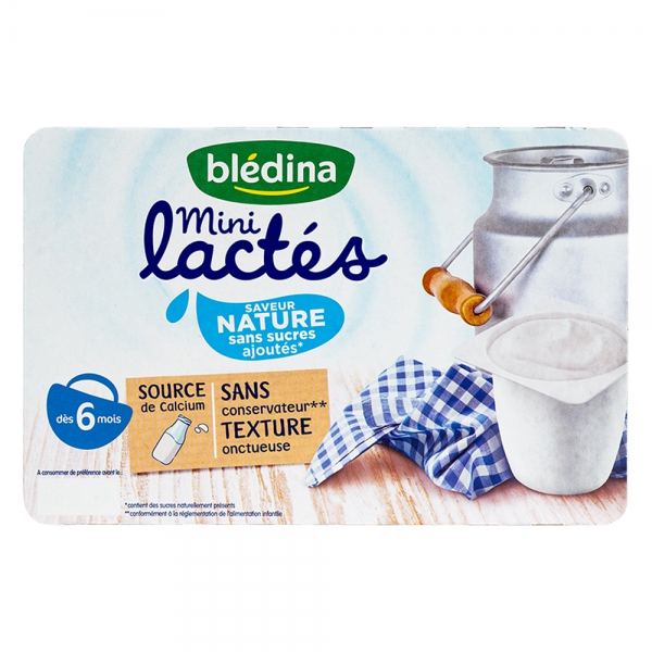 Sữa Chua Nguội Bledina Pháp Ăn Dặm Cho Bé 6M+ Đủ Vị - Lốc 6 Hộp x 55g