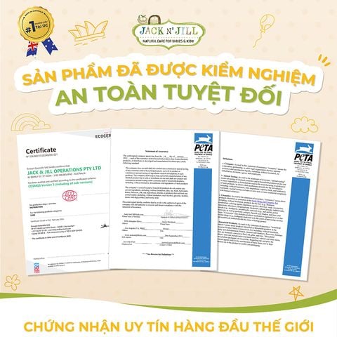 Kem Đánh Răng Hữu Cơ Jack N' Jill Organic Úc Cho Bé 6m+ Có Thể Nuốt - Tuýp 50g