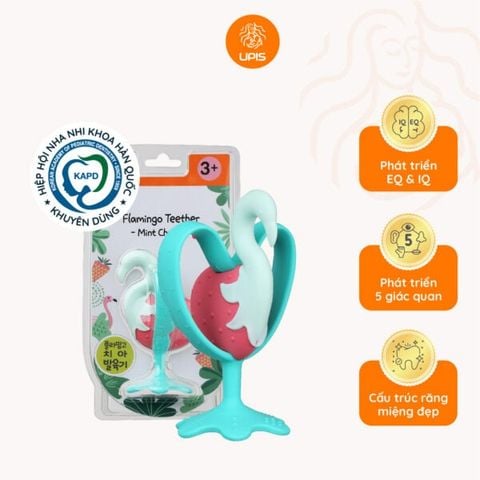 Gặm Nướu Silicon UPIS Hàn Quốc Cho Bé Từ 3 Tháng Tuổi