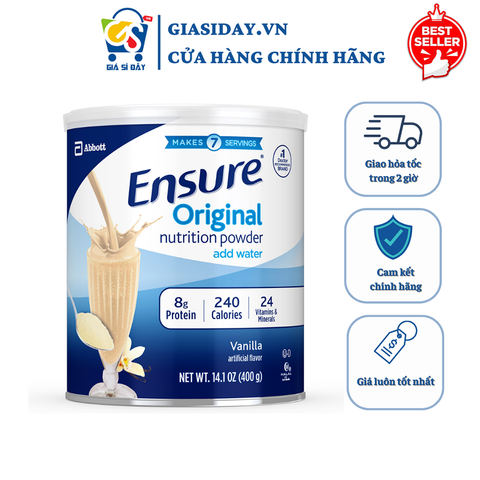 Sữa Bột Ensure Mỹ Original Nutrition Powder Vanilla 397g