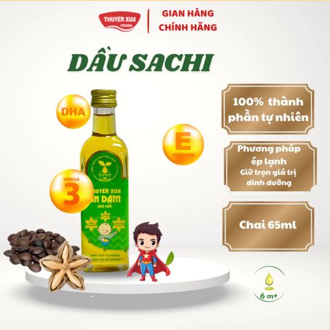Dầu Ăn, Mắm Nhĩ, Nước Tương Ăn Dặm Thuyền Xưa Nguyên Liệu Thuần Tự Nhiên Cho Bé 1Y+ 65ml