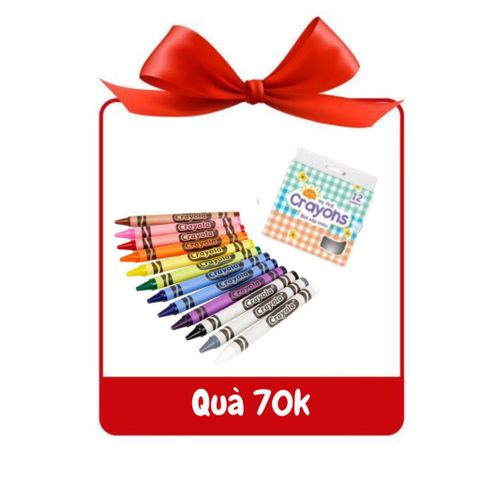 [ Quà tặng BLM 2 ] Bút sáp 12 màu