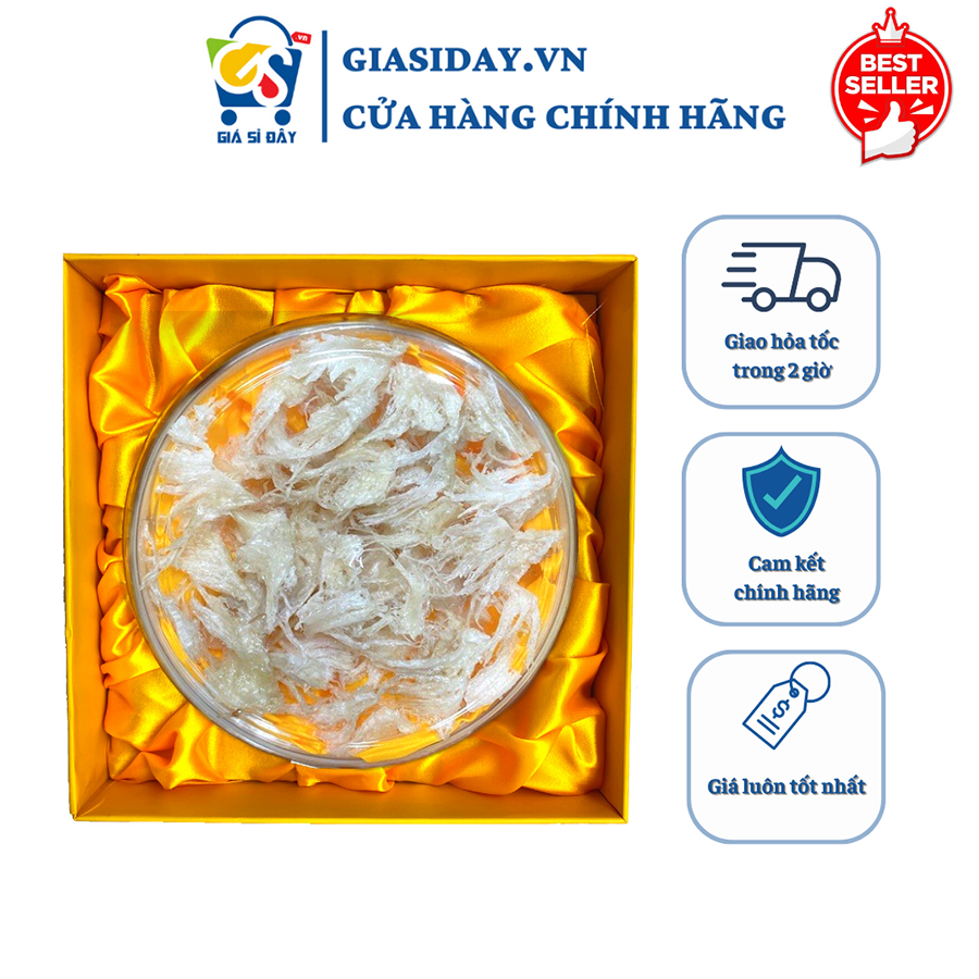 Yến Sào Chân Tua Đã Làm Sạch Tặng Kèm Đồ Chưng, Tổ Yến Tinh Chế Nguyên Chất - Yến Sào Nha Trang - Thực Phẩm Cao Cấp