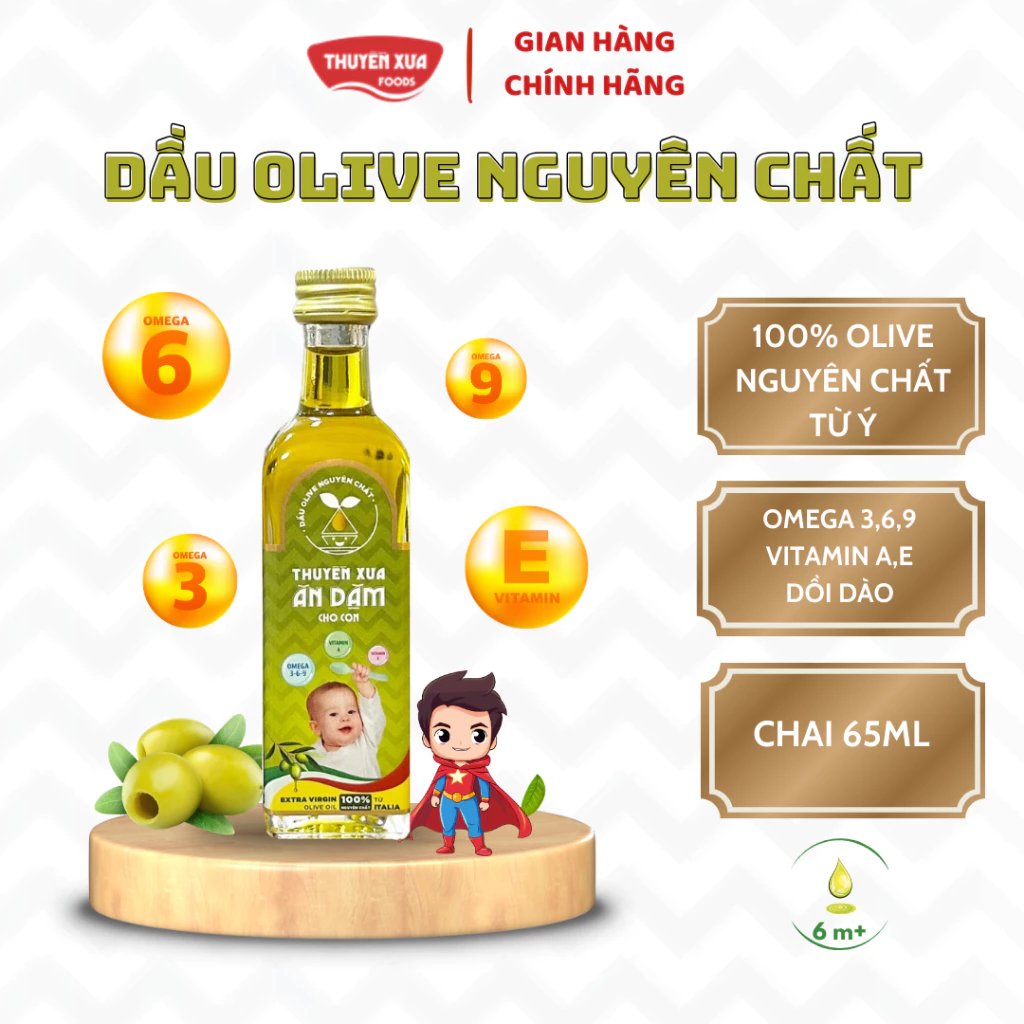 Dầu Ăn, Mắm Nhĩ, Nước Tương Ăn Dặm Thuyền Xưa Nguyên Liệu Thuần Tự Nhiên Cho Bé 1Y+ 65ml
