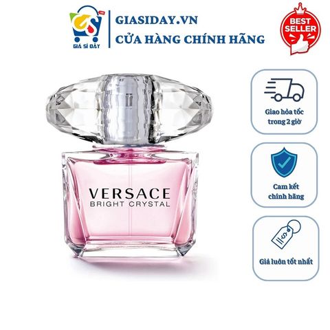 Nước Hoa Nữ Versace Bright Crystal Eau De Toilette EDT 90ml , Mini 5ml