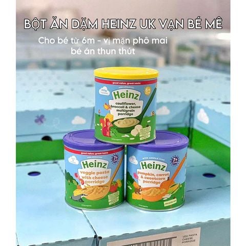 Bột Cháo Ăn Dặm Hữu Cơ Heinz UK 200g