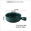 Thố Sứ Có Tay Cầm - Size Lớn