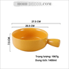 Thố Sứ Có Tay Cầm - Size Lớn