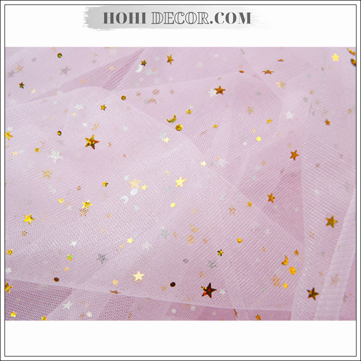 Vải Lưới Kim Tuyến - 70x100cm (BG-09)