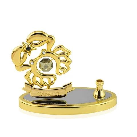 Đế cắm viết cung hoàng đạo Cancer gắn đá swarovki