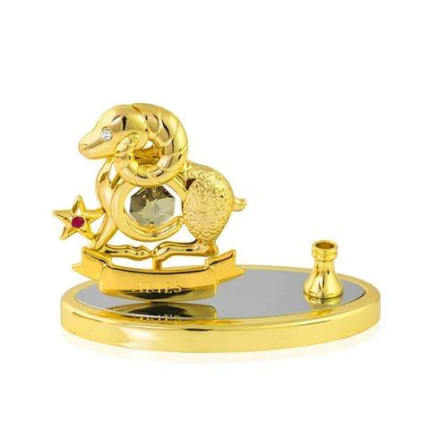 Đế cắm viết cung hoàng đạo Aries gắn đá swarovki