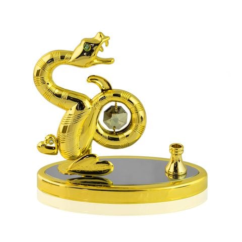 Đế cắm viết tượng rắn gắn đá swarovki
