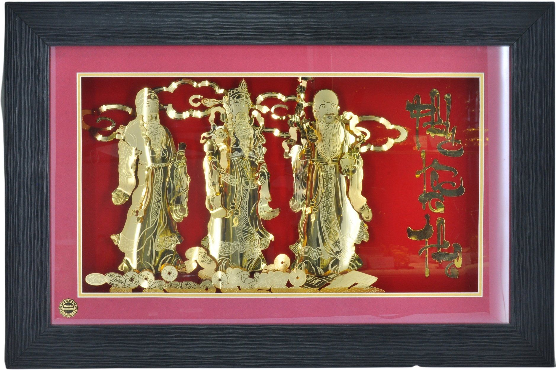  KHUNG TRANH PHÚC LỘC THỌ 40x60cm 