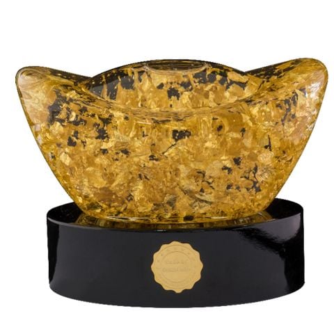 Chặn giấy Nén Vàng bột vàng