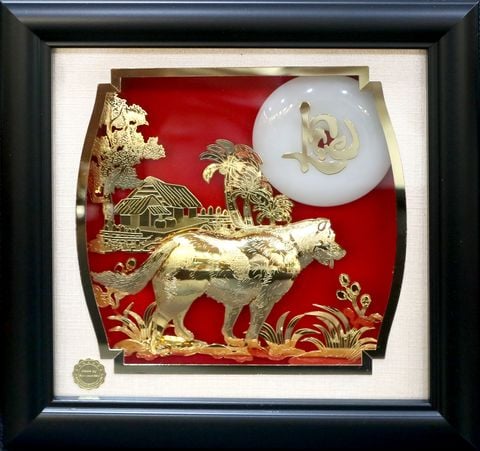 Khung tranh chữ Lộc 