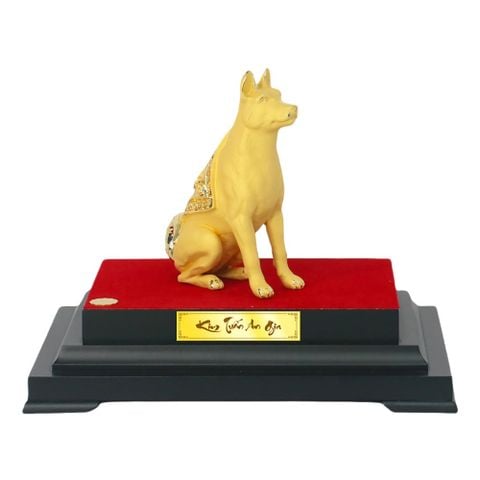 Biểu trưng quý linh Tuất mạ vàng size M