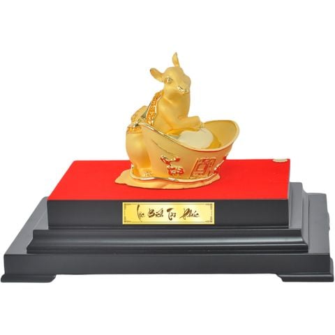 Biểu trưng quý linh Tý mạ vàng size M