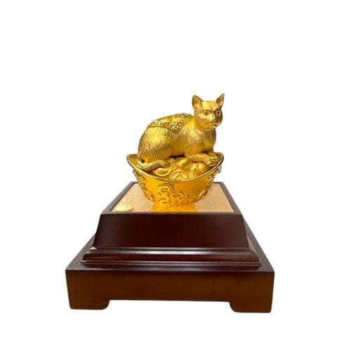 Biểu trưng quý linh Mẹo đồng mạ vàng