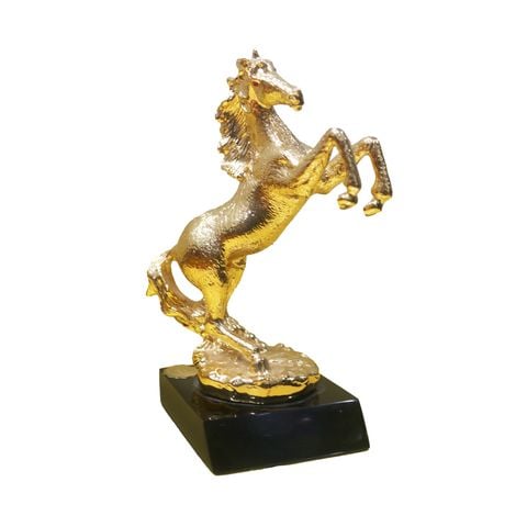 Biểu trưng tượng Ngựa đơn mạ vàng