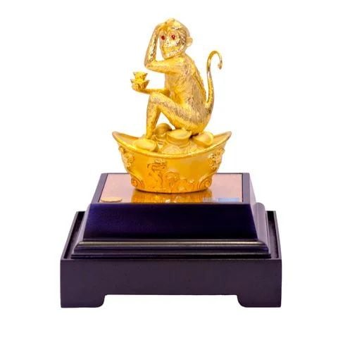 Biểu trưng quý linh Thân đồng mạ vàng