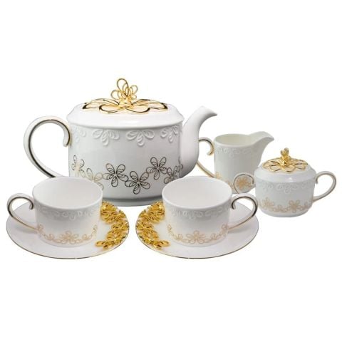 Bộ tách trà Hoa Mai cao cấp