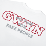  GWYN LIPS BABY T-SHIRT/ WHITE 