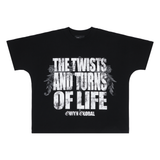  GWYN MOTIVALTIONAL T-SHIRT/ BLACK 