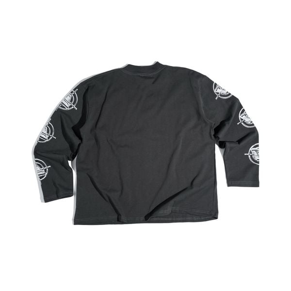  GWYN VECTOR LONG SLEEVED T-SHIRT/ DARK GREY 