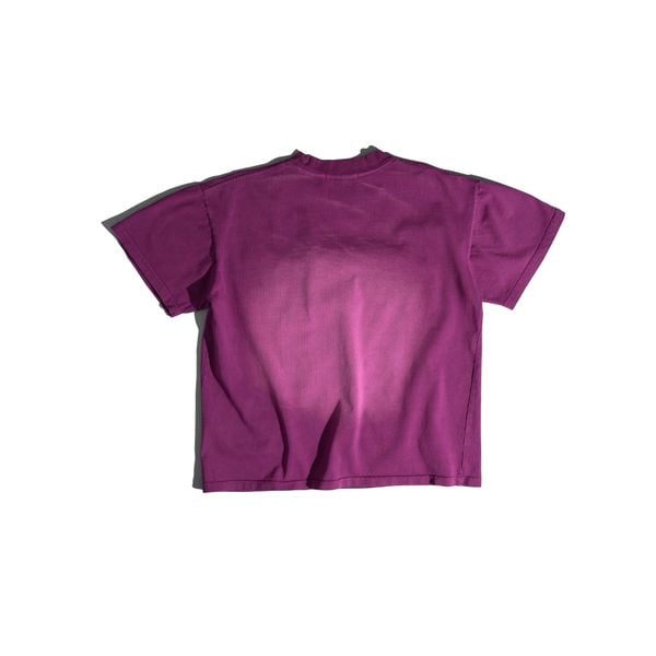  GWYN POG RHINESTONES T-SHIRT/ WASHED PURPLE 