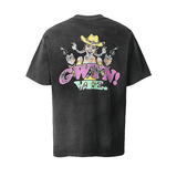  GWYN VINTAGE RACER T-SHIRT/ VINTAGE BLACK 