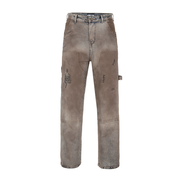  GWYN DOUBLE KNEE/ BLUE WASH 