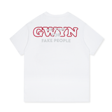  GWYN LIPS BABY T-SHIRT/ WHITE 