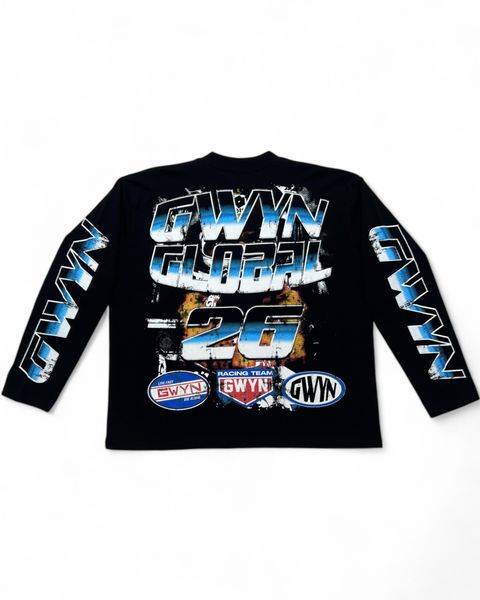  GWYN CAR GRAPHIC LONG SLEEVED T-SHIRT 