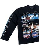  GWYN CAR GRAPHIC LONG SLEEVED T-SHIRT 