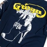  GWYN NIGHT CLUB LONG SLEEVED T-SHIRT/ NAVY BLUE 