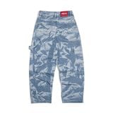  GWYN DIAMOND RHINESTONE BAGGY JEANS/ BLUE 