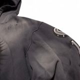  GWYN SKULL HOODIE/ WASHED GREY 