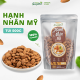 Hạnh Nhân Mỹ tách vỏ sấy tự nhiên hũ 240gr