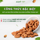 Hạnh Nhân Mỹ tách vỏ sấy tự nhiên túi 500gr