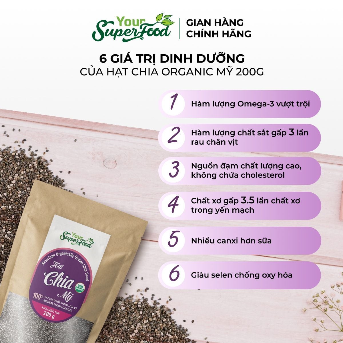 Ht Chia Organic M Ti 200g  Your Superfood