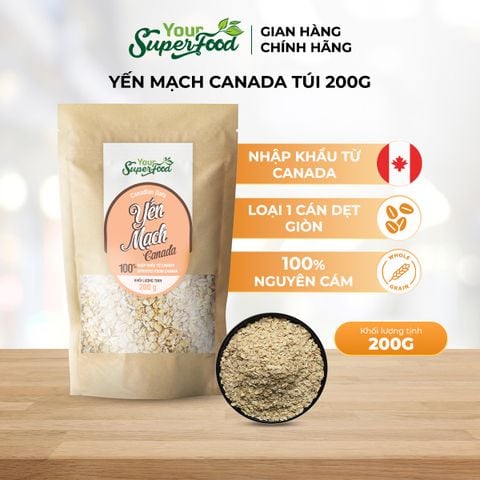 Yến Mạch Canada, Túi 200g - Your Superfood