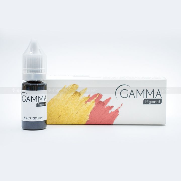  Mực điêu khắc mày Gamma - Black Brown 